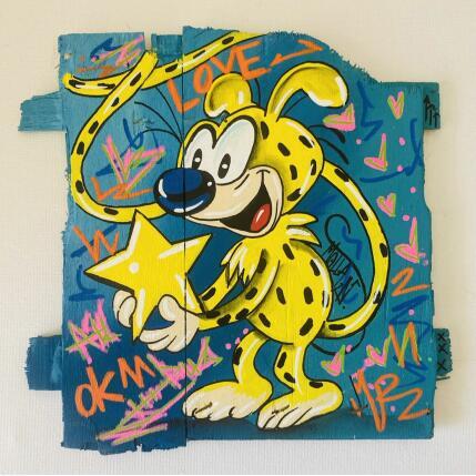 Peinture Star par Molla Nathalie  | Tableau Pop-art Acrylique, Posca Icones Pop