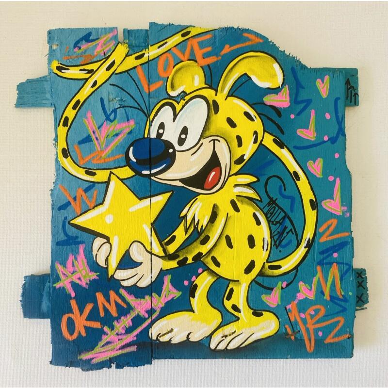 Peinture Star par Molla Nathalie  | Tableau Pop-art Icones Pop Acrylique Posca