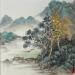Painting Lake sight by Yu Huan Huan | Painting Figurative Landscapes Watercolor Ink