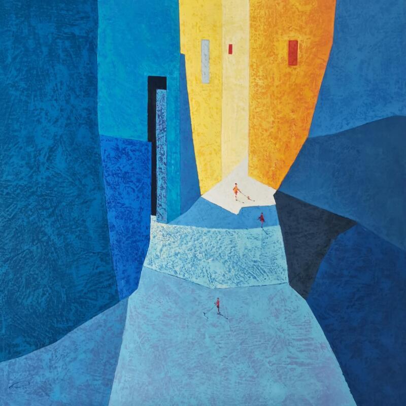 Pintura L'amour est éternel  por Tomàs | Pintura Abstracto Sociedad Urbano Life style Aceite