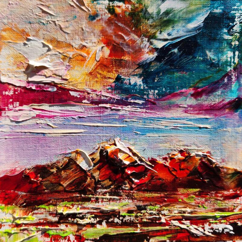 Painting Sedona Mesa Airport view 3 by Reymond Pierre | Painting Figurative Landscapes Oil