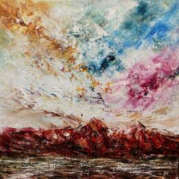 Peinture Sedona Airport Mesa View par Reymond Pierre | Tableau Figuratif Huile