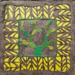 Peinture Thorns and thread par Vazquez Laila | Tableau Figuratif Aquarelle, Textile Nature