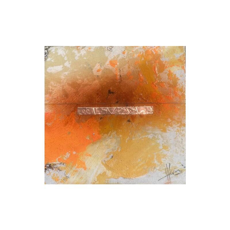 Painting Abstraction # 3742 by Hévin Christian | Painting Abstract Minimalist Oil Acrylic Pastel