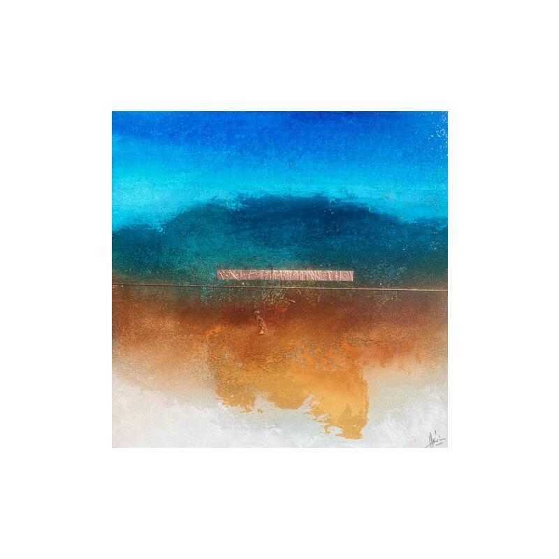 Gemälde Abstraction # 3725 von Hévin Christian | Gemälde Abstrakt Minimalistisch Öl Acryl Pastell