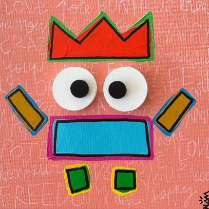 Painting YOUPI by Mam | Painting Pop-art Acrylic Pop icons, Portrait, Society