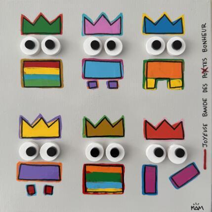 Painting JOYEUSE  BANDE by Mam | Painting Pop-art Acrylic