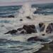 Painting Rocas en la playa by Cabello Ruiz Jose | Painting Figurative Nature Oil