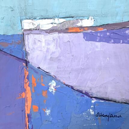 Peinture Ce qui reste 2 par Ottenjann Andrea | Tableau Abstrait Acrylique Paysages