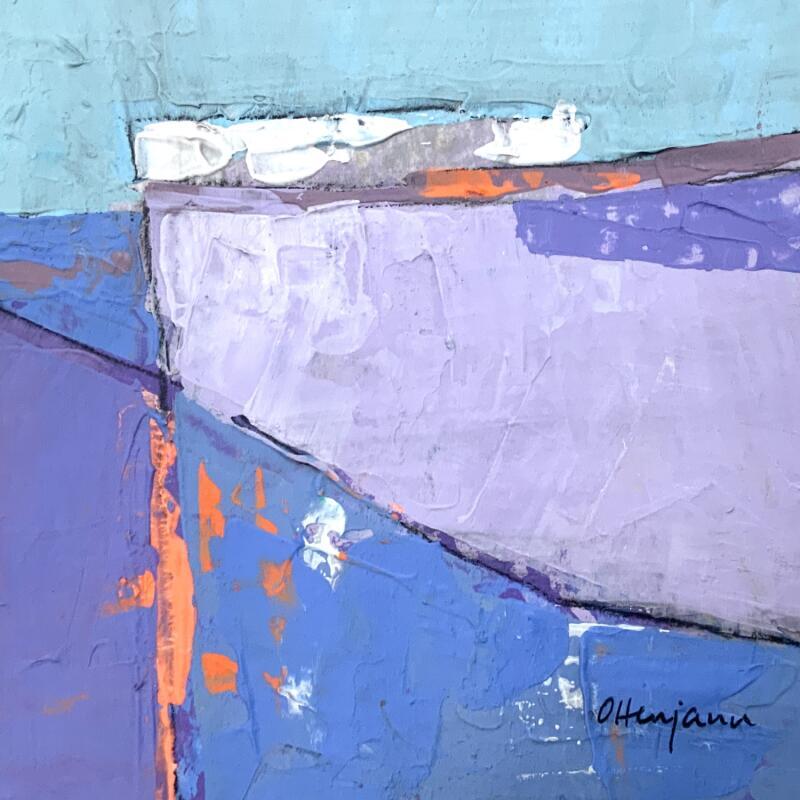 Peinture Ce qui reste 2 par Ottenjann Andrea | Tableau Abstrait Paysages Acrylique