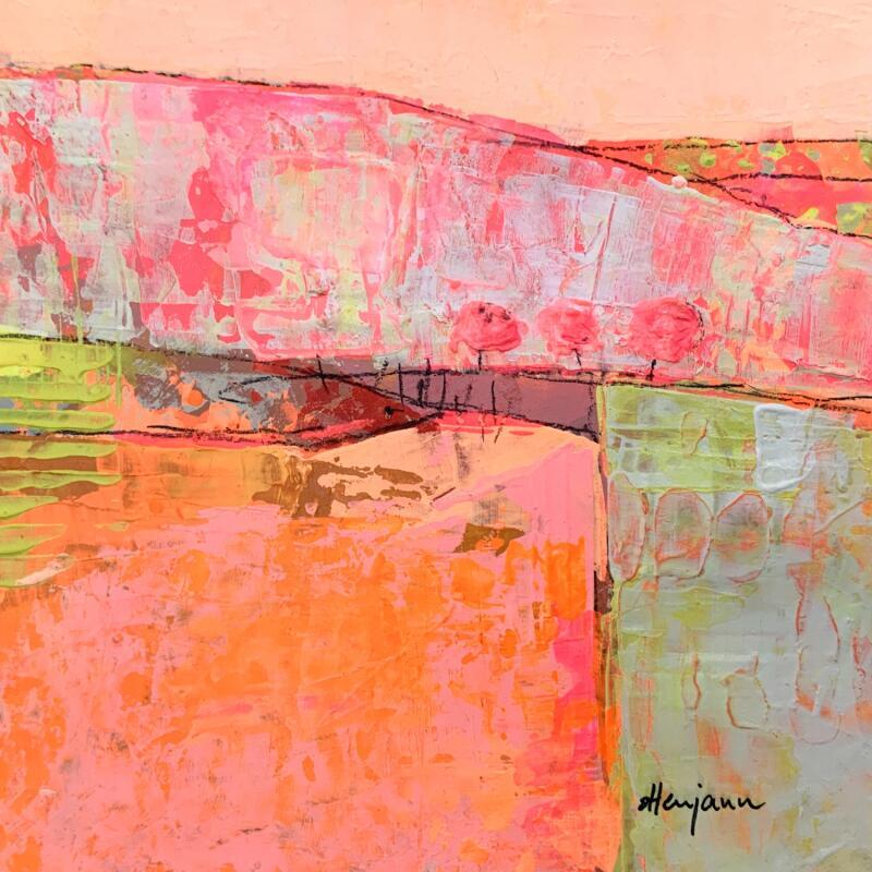 Peinture Paysage intérieur 2 par Ottenjann Andrea | Tableau Abstrait Paysages Acrylique