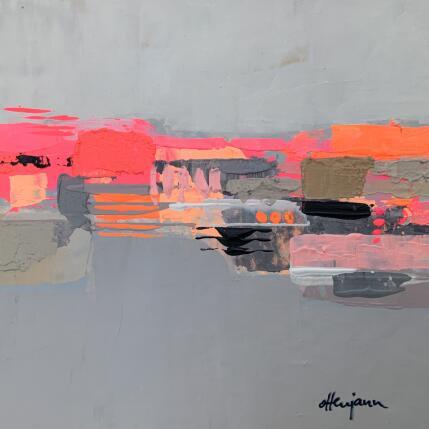 Peinture Reliefs fictifs 1 par Ottenjann Andrea | Tableau Abstrait Acrylique Paysages