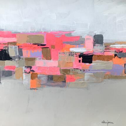 Peinture Zone flottante par Ottenjann Andrea | Tableau Abstrait Acrylique Paysages