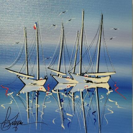 Painting Les paisibles by Fonteyne David | Painting Figurative Acrylic