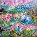 Painting Arbuste fleuri numéro 1 by Amblard Florence | Painting Abstract Nature Acrylic