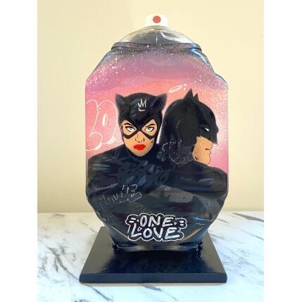 Sculpture Best Love par Lemoine Mael | Sculpture Pop-art Acrylique, Graffiti Icones Pop