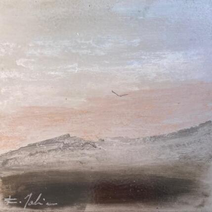 Peinture Mont Aigoual  par Mahieu Bertrand | Tableau Figuratif Métal Paysages