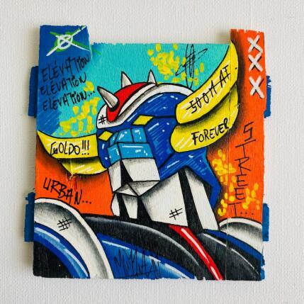 Pintura Futur por Molla Nathalie | Pintura Pop art Acrílico, Madera, Posca Iconos pop