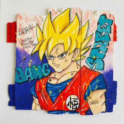 Peinture Urban( bang street) par Molla Nathalie  | Tableau Pop-art Acrylique, Bois, Posca Icones Pop