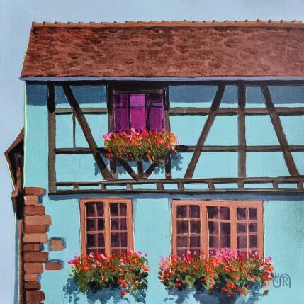 Peinture Mint par Rasa | Tableau Figuratif Acrylique Urbain