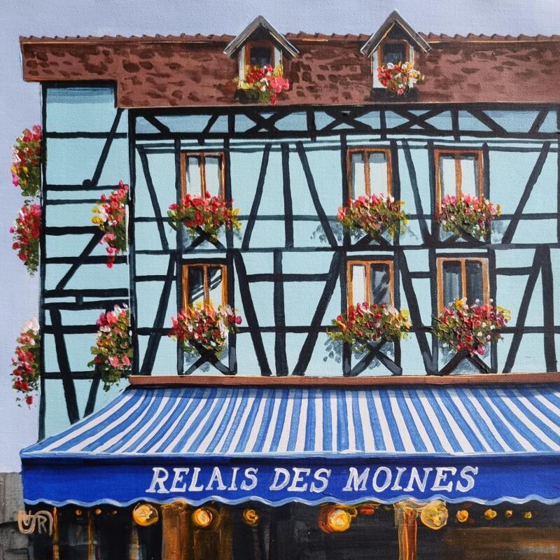 Gemälde I will wait here for you today von Rasa | Gemälde Figurativ Urban Acryl