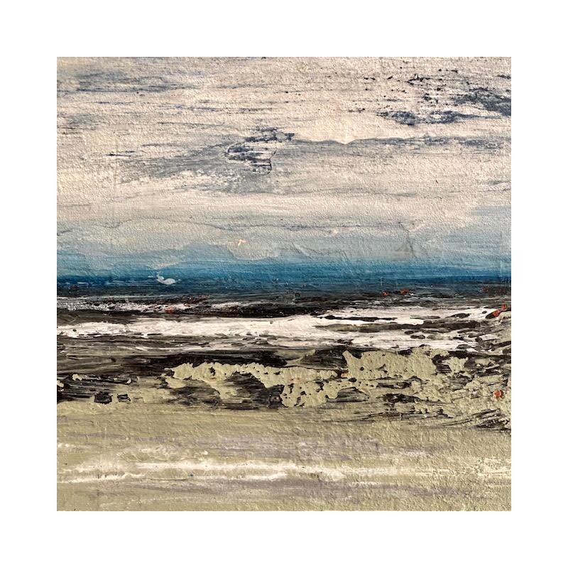 Painting Après la tempête by Rocco Sophie | Painting Raw art Acrylic Gluing Sand