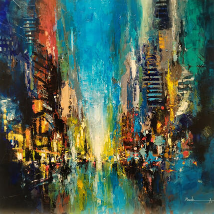 Peinture Day after Day par Mande | Tableau