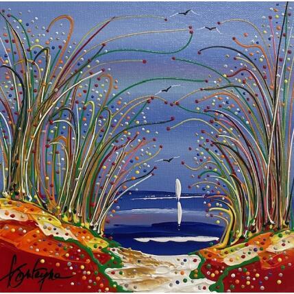 Peinture On s en va par Fonteyne David | Tableau Figuratif Acrylique