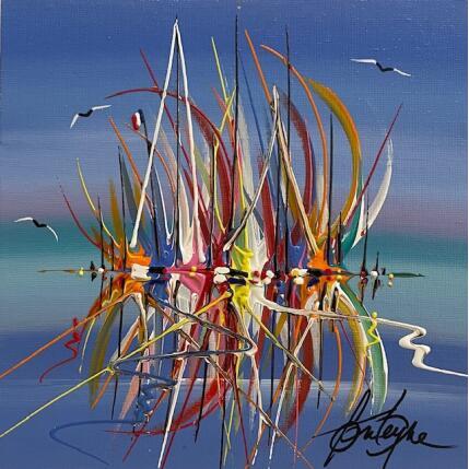 Gemälde Pulsions Bleues von Fonteyne David | Gemälde Figurativ Acryl Pop-Ikonen
