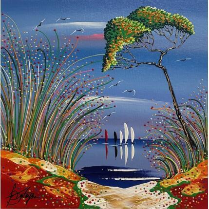 Painting Chemin de rêve by Fonteyne David | Painting Figurative Acrylic