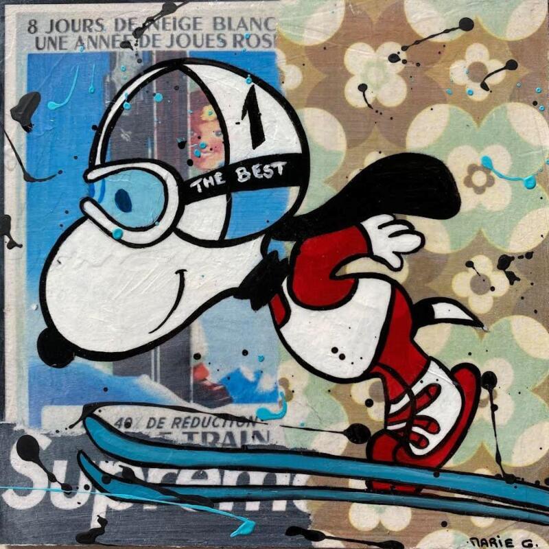 Peinture F2  The best par Marie G.  | Tableau Pop-art Icones Pop Bois Acrylique Collage