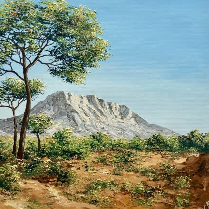 Peinture Sainte Victoire en Provence par Blandin Magali | Tableau Figuratif Huile Paysages