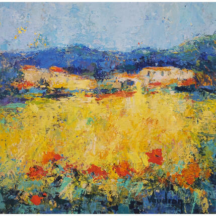 Painting Lauris en Luberon by Vaudron | Painting Figurative Pop icons