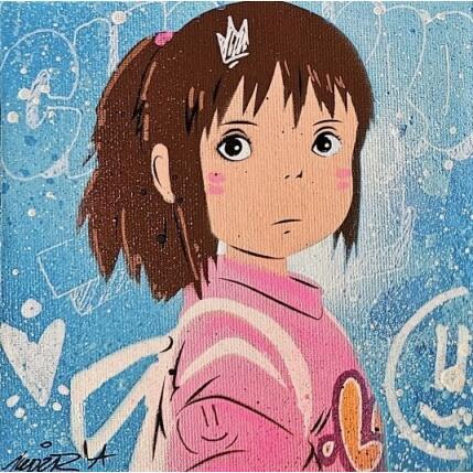 Painting Chihiro by Lemoine Mael | Painting Pop-art Acrylic, Graffiti Pop icons