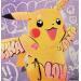Painting Pika by Lemoine Mael | Painting Pop-art Pop icons Graffiti Acrylic
