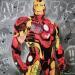 Painting Iron Man by Lemoine Mael | Painting Pop-art Pop icons Graffiti Acrylic