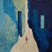Painting Blau by Tomàs | Painting Abstract Society Life style Oil