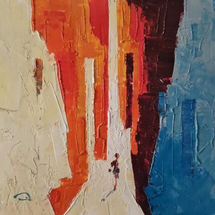 Painting Ma maison  by Tomàs | Painting Abstract Oil Life style, Urban