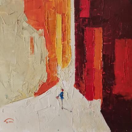 Painting Très chaud  by Tomàs | Painting Abstract Oil Society