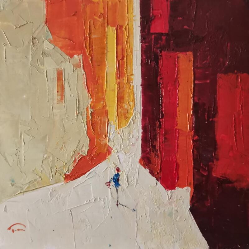 Painting Très chaud  by Tomàs | Painting Abstract Society Oil