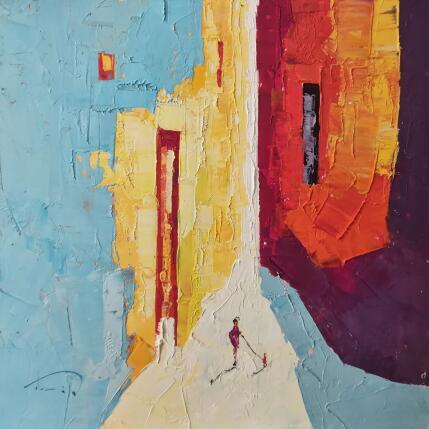 Painting Perfum lila by Tomàs | Painting Abstract Oil Life style, Pop icons, Society, Urban