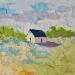 Painting Paysage vert by Tomàs | Painting Impressionism Landscapes Oil