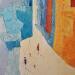 Painting El passeig matinal by Tomàs | Painting Abstract Society Life style Oil