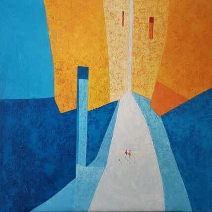 Painting I need you by Tomàs | Painting Abstract Oil Life style, Society, Urban