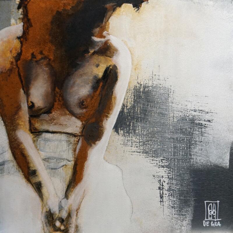 Peinture Whisper par De Géa Olivier  | Tableau Figuratif Nu Métal