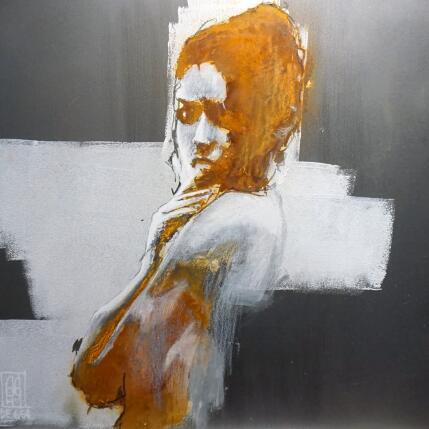 Peinture If you wait par De Géa Olivier  | Tableau Figuratif Métal Nu