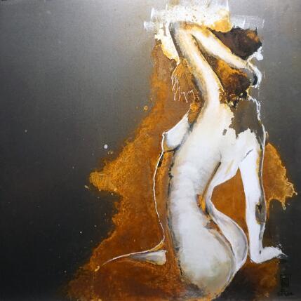 Peinture L'éveil par De Géa Olivier  | Tableau Figuratif Métal Nu