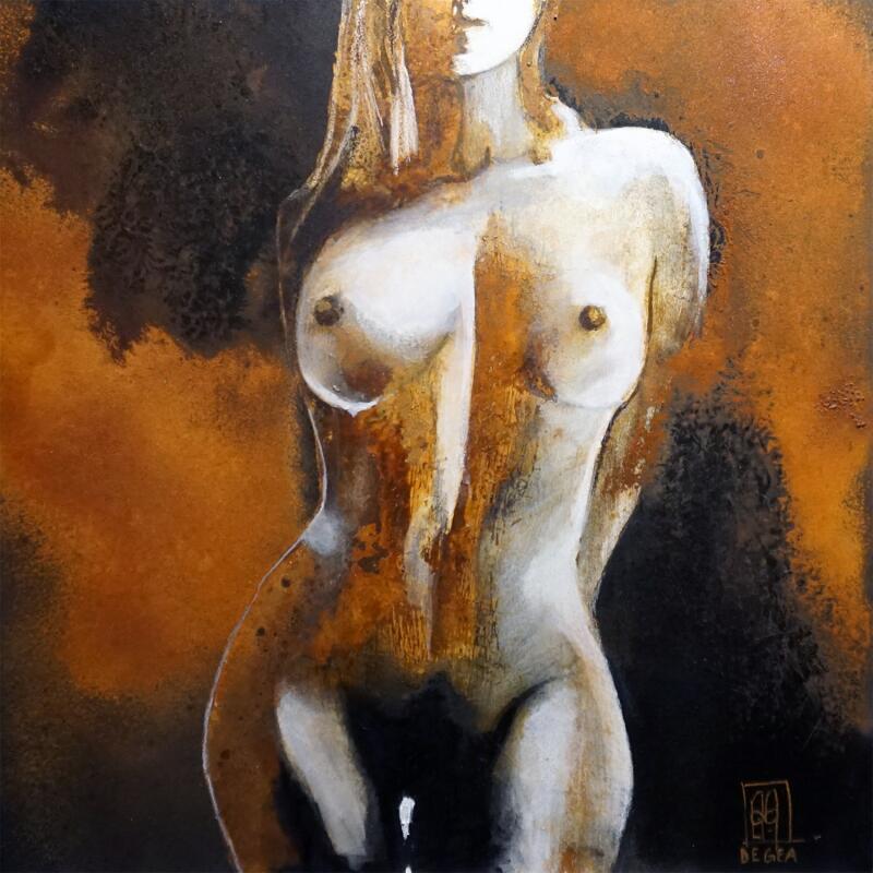 Peinture Mirage par De Géa Olivier  | Tableau Figuratif Nu Métal