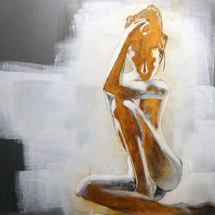 Peinture Qui je suis par De Géa Olivier  | Tableau Figuratif Métal Nu