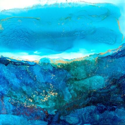 Painting Poésie Marine 2451 by Depaire Silvia | Painting Abstract Acrylic Marine